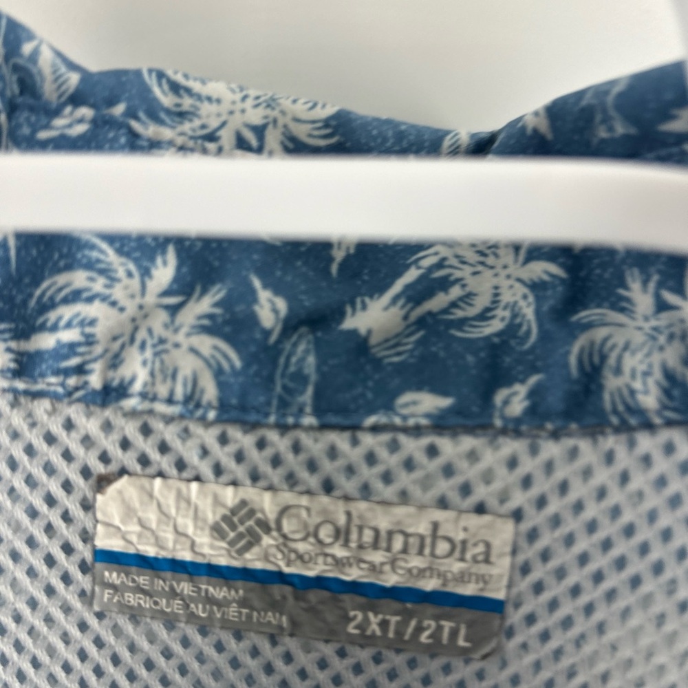 Columbia PFG Shirt Men’s 2XT Fishing Casual Short Sleeve Button Up Pocket Vents - Picture 3 of 16